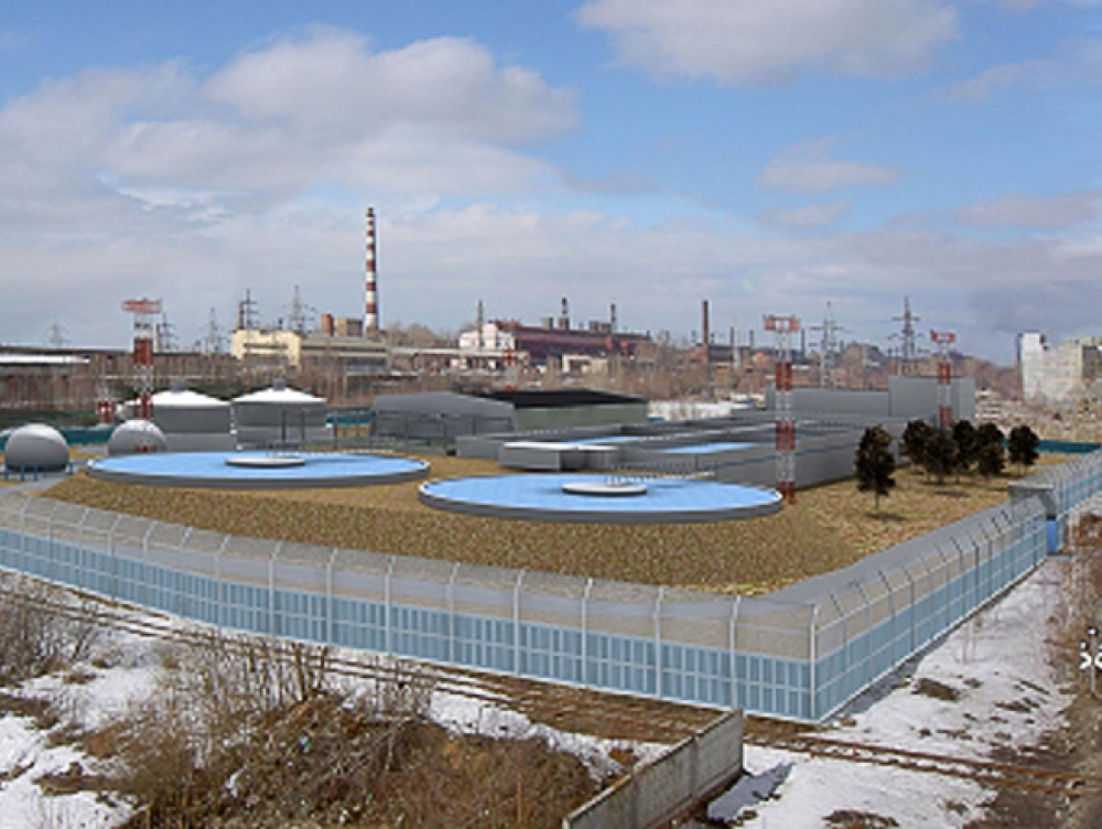 Канализационные очистные сооружения для г. Электросталь производительностью 30 тысяч кубических м в сутки
